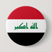 Irak-Flagge Button (Vorderseite)