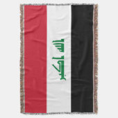 Irak-Flagge Decke (Vorderseite Vertikal)