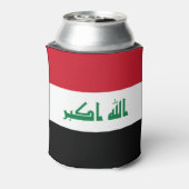 Irak-Flagge Dosenkühler (Kanne Rückseite)