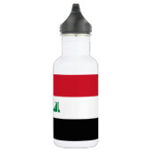 Irak-Flagge Edelstahlflasche (Rechts)