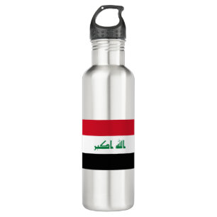 Irak-Flagge Edelstahlflasche