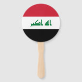 Irak-Flagge Fächer (Rückseite)