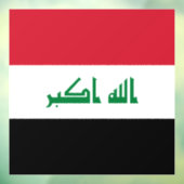 Irak-Flagge Fensteraufkleber (Blatt 3)