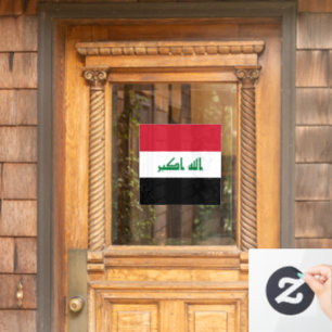 Irak-Flagge Fensteraufkleber