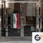 Irak-Flagge Fensteraufkleber (Büro Tür)