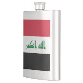 Irak-Flagge Flachmann (Links)