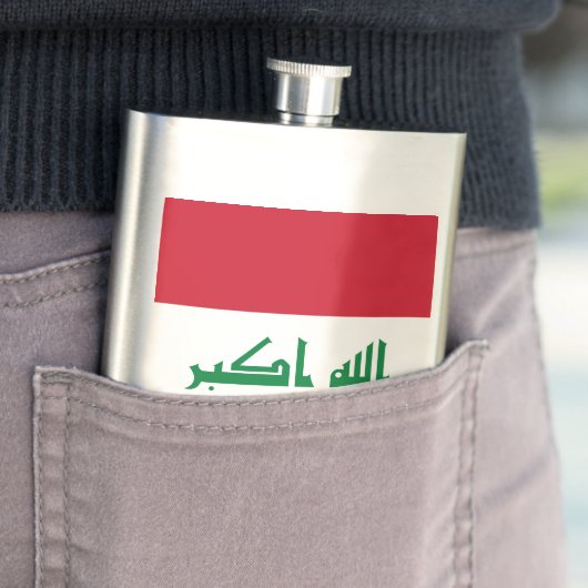 Irak-Flagge Flachmann (Beispiel)