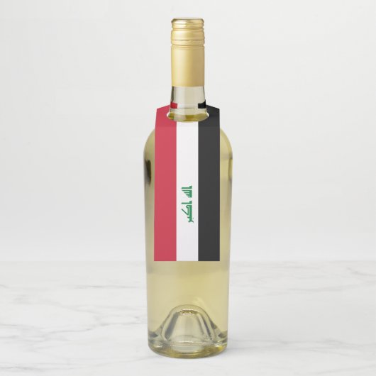 Irak-Flagge Flaschenanhänger (Auf Flasche)