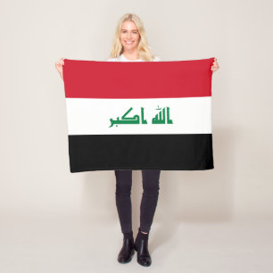 Irak-Flagge Fleecedecke