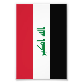 Irak-Flagge Fotodruck