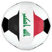 Irak-Flagge Fußball (Gedreht)