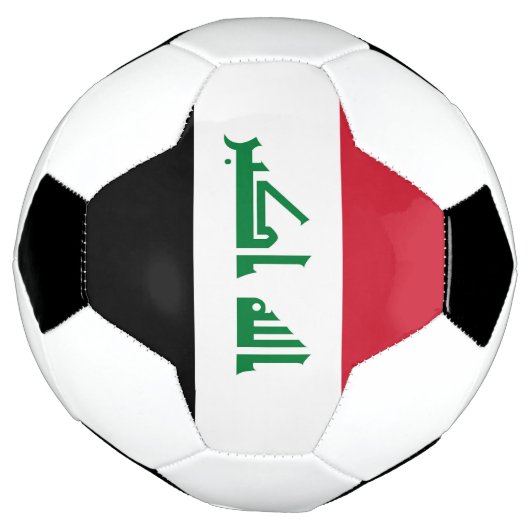 Irak-Flagge Fußball (Gedreht)