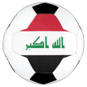 Irak-Flagge Fußball (Vorderseite)