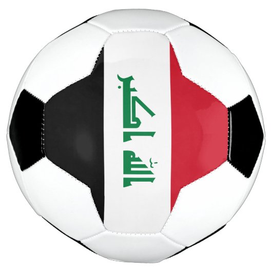 Irak-Flagge Fußball (Gedreht)