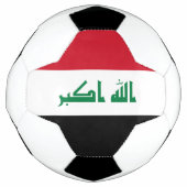 Irak-Flagge Fußball (Vorderseite)