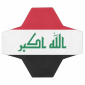 Irak-Flagge Fußball (Flach)