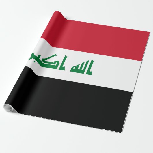 Irak-Flagge Geschenkpapier (Ungerollt)