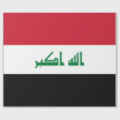 Irak-Flagge Geschenkpapier (Flach)