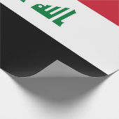 Irak-Flagge Geschenkpapier (Ecke)