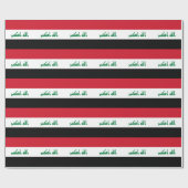 Irak-Flagge Geschenkpapier (Flach)