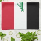 Irak-Flagge Geschirrtuch (Gefaltet)
