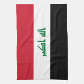 Irak-Flagge Geschirrtuch (Vertikal)
