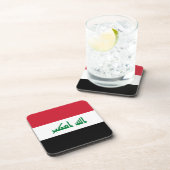 Irak-Flagge Getränkeuntersetzer (Rechte Seite)