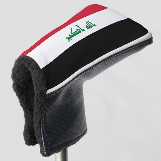 Irak-Flagge Golf Headcover (3/4 Vorderseite)