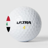 Irak-Flagge Golfball (Logo)
