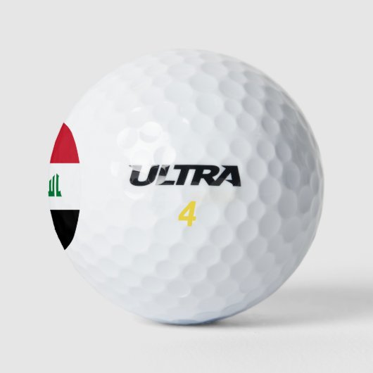 Irak-Flagge Golfball (Logo)