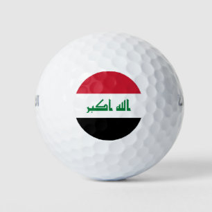 Irak-Flagge Golfball