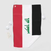 Irak-Flagge Golfhandtuch (Insitu)