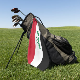 Irak-Flagge Golfhandtuch