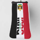 Irak-Flagge Gorgetic Patriotic Golf Headcover (Rotieren 90)