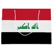 Irak-Flagge Große Geschenktüte (Vorderseite)