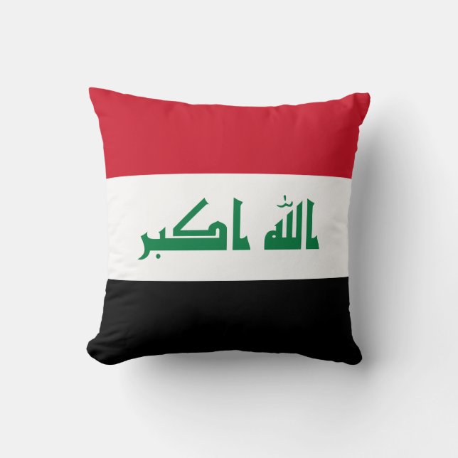 Irak-Flagge Kissen (Vorderseite)
