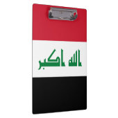 Irak-Flagge Klemmbrett (Rechts)