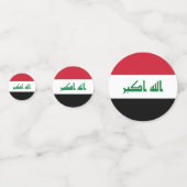 Irak-Flagge Konfetti (Vorderseiten)