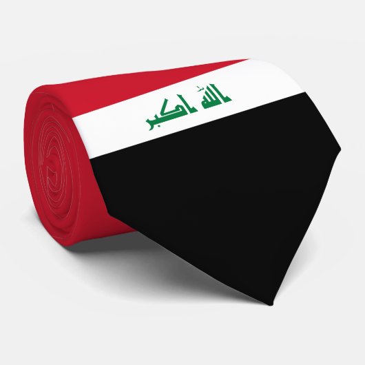 Irak-Flagge Krawatte (Gerollt)