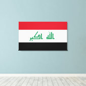 Irak-Flagge Leinwanddruck (Insitu (Holzboden))