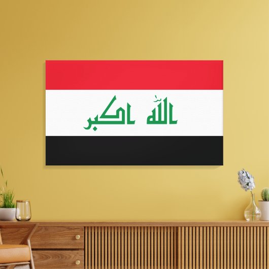 Irak-Flagge Leinwanddruck (Insitu (Wohnzimmer))