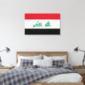 Irak-Flagge Leinwanddruck (Insitu (Schlafzimmer))