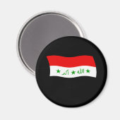 Irak Flagge Magnet (Vorderseite/Rückseite)