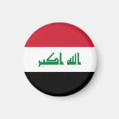 Irak-Flagge Magnet (Vorne)