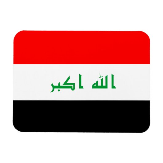 Irak-Flagge Magnet (Horizontal)