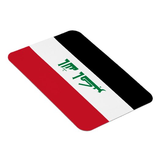 Irak-Flagge Magnet (Rechte Seite)