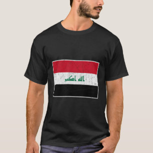 Irak-Flagge mit irakischen Farben T-Shirt