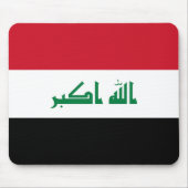 Irak-Flagge Mousepad (Vorne)
