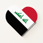 Irak-Flagge Notizblock (Rückseite)