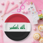 Irak-Flagge Pappteller (Party)